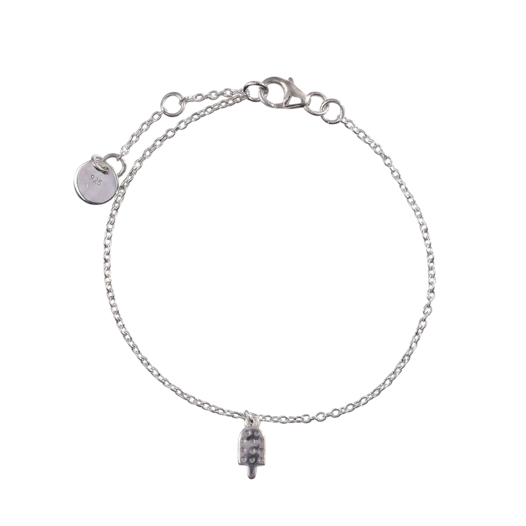 925 Silver Pink Ice Pop Bracelet