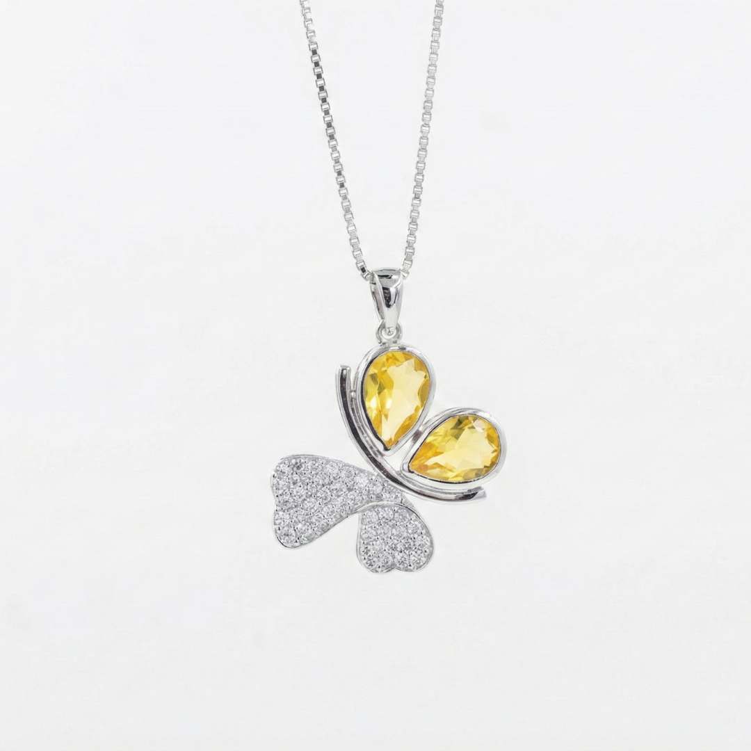 The Golden Monarch Butterfly Necklace