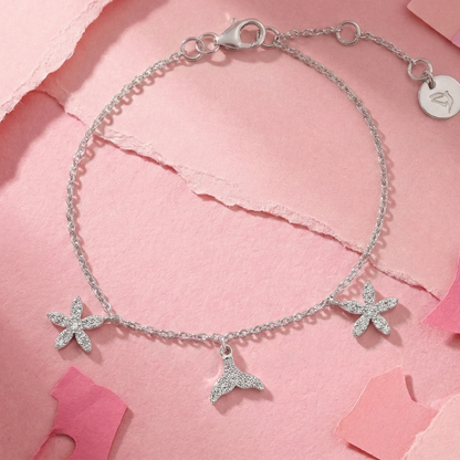 925 Silver Ocean Trio Bracelet