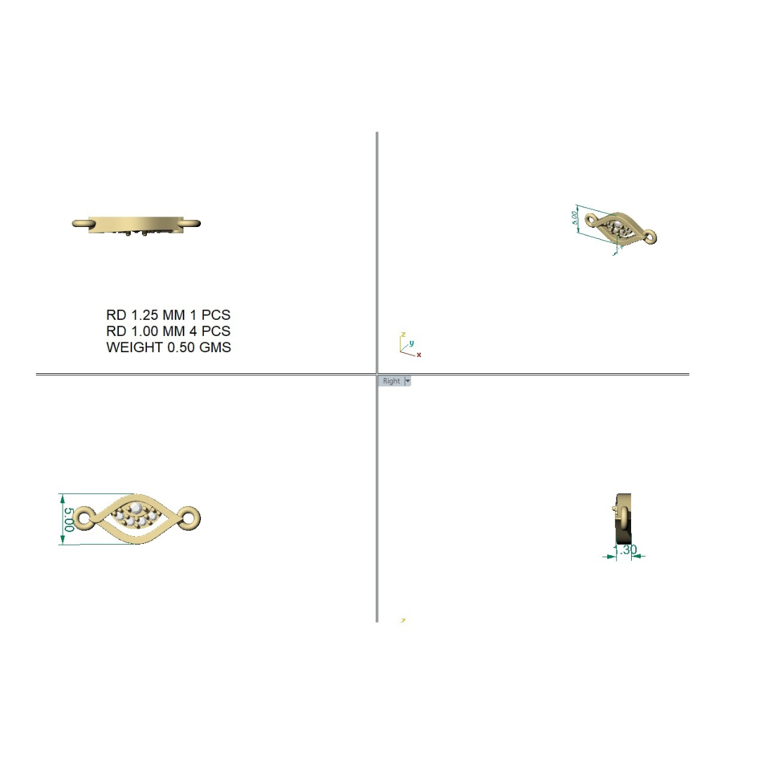 925 Silver Sapphire Blue Eye Bracelet