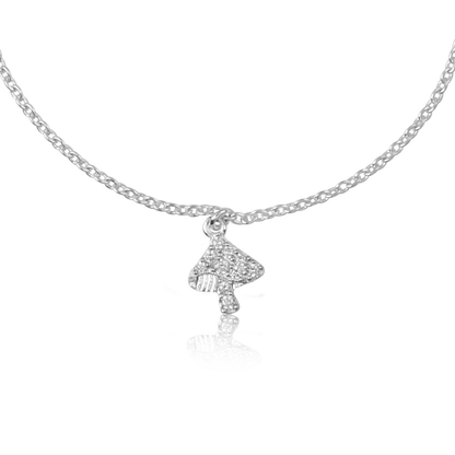 Whimsical Mushroom 925 Silver Bracelet