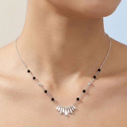 Crystal Fringe Mangalsutra