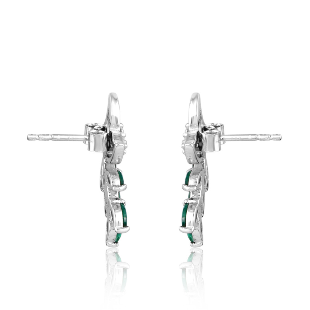 The Emerald Vine Drop Earrings