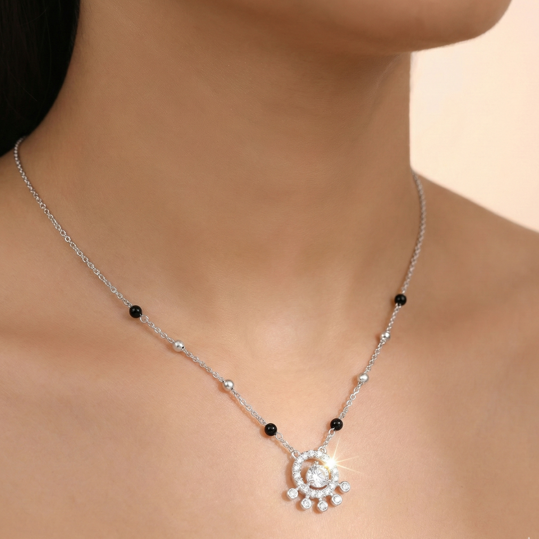 Starlight Halo Mangalsutra