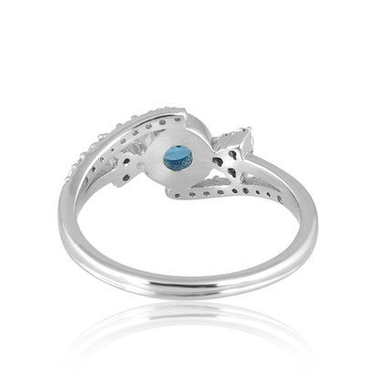 The Azure Wave Ring