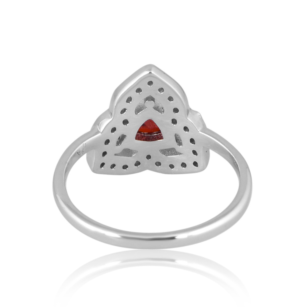 The Crimson Trillion Halo Ring