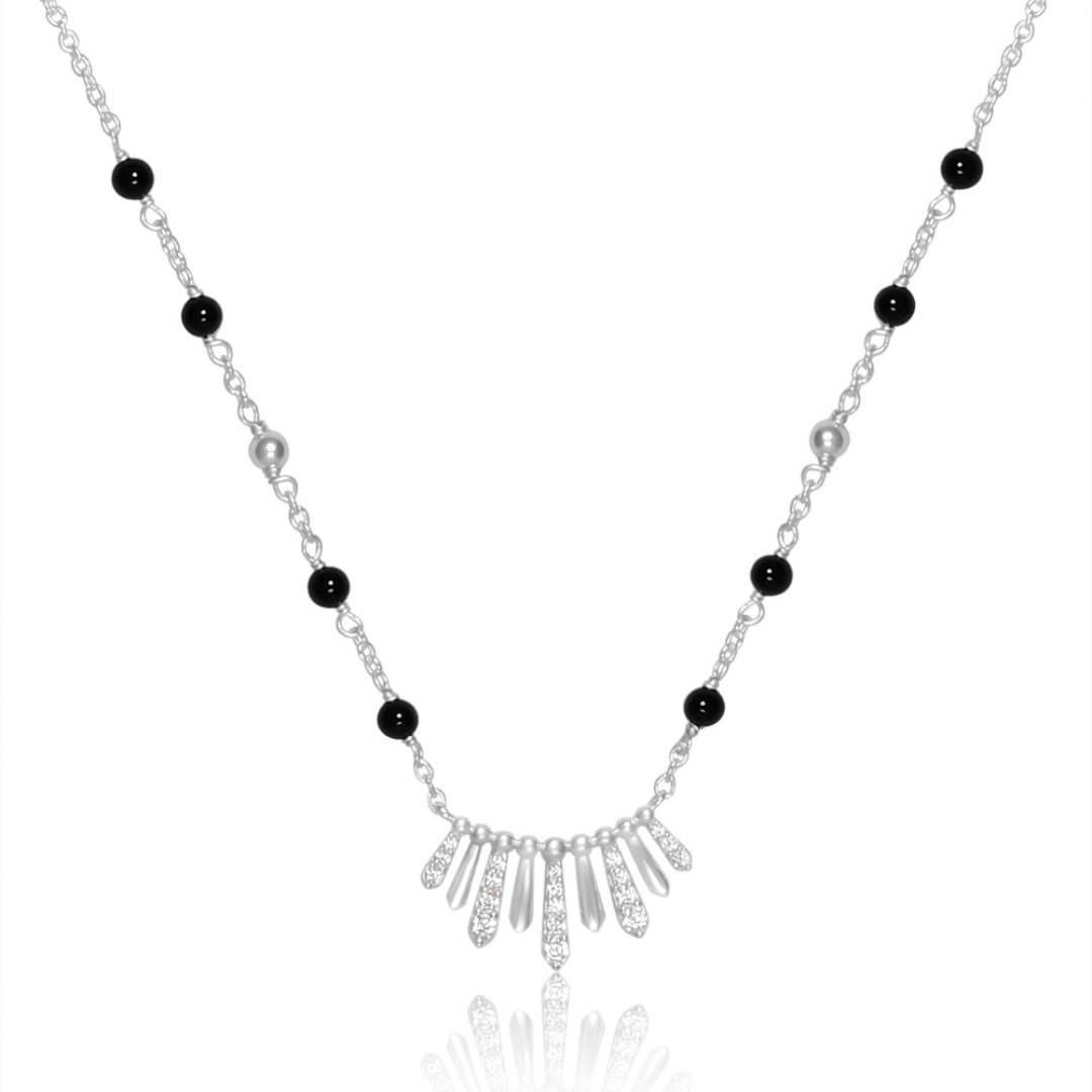 Crystal Fringe Mangalsutra