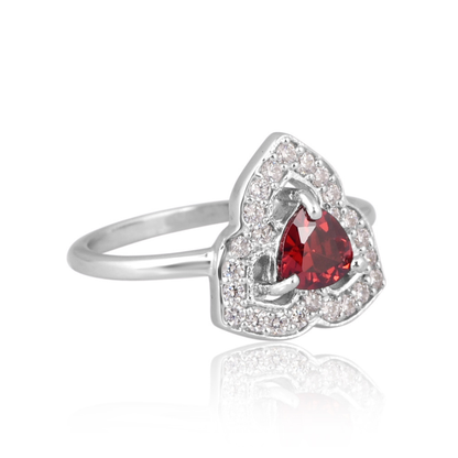 The Crimson Trillion Halo Ring