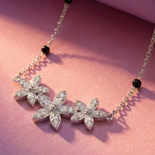 Floral Trio Mangalsutra