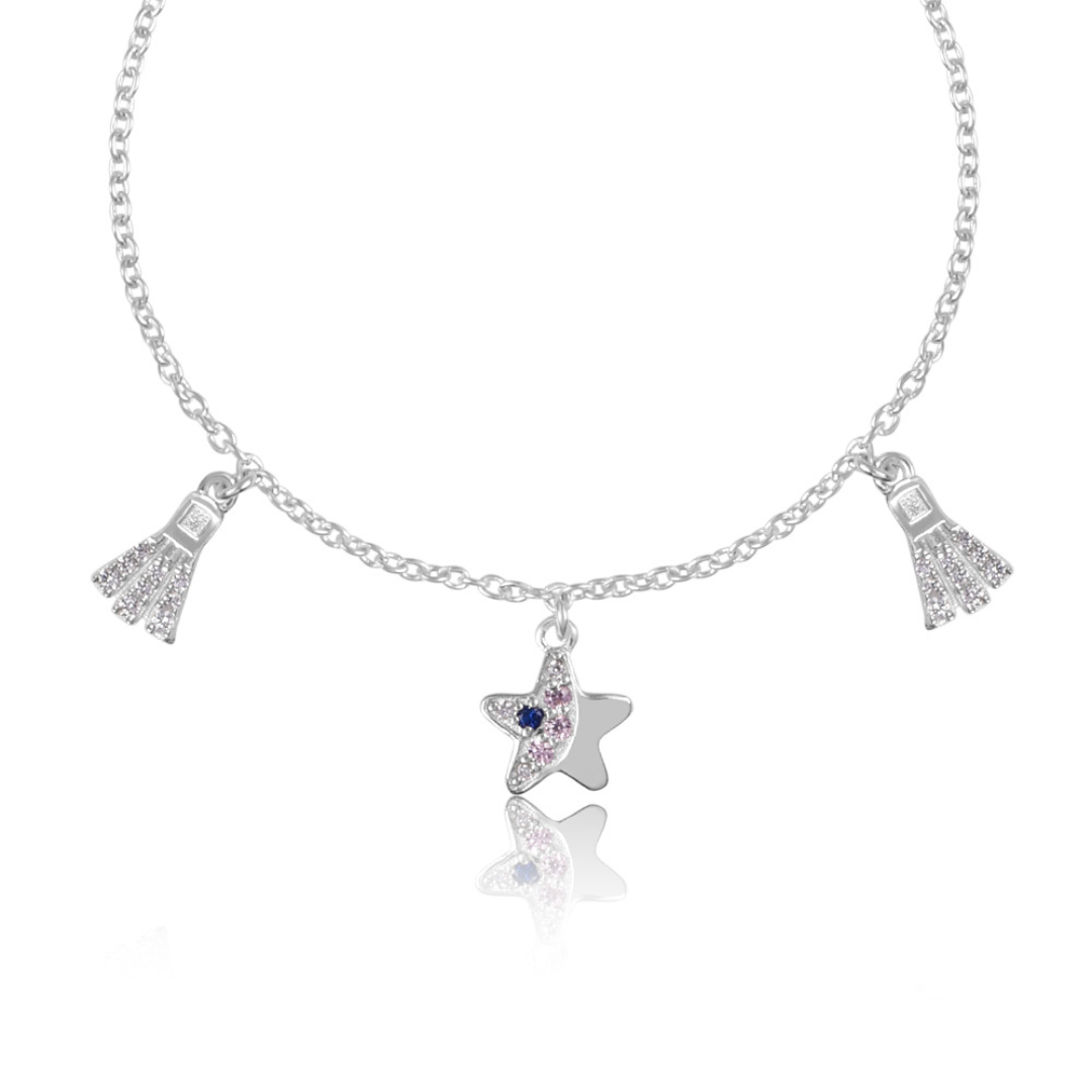 925 Silver Diving Star Bracelet
