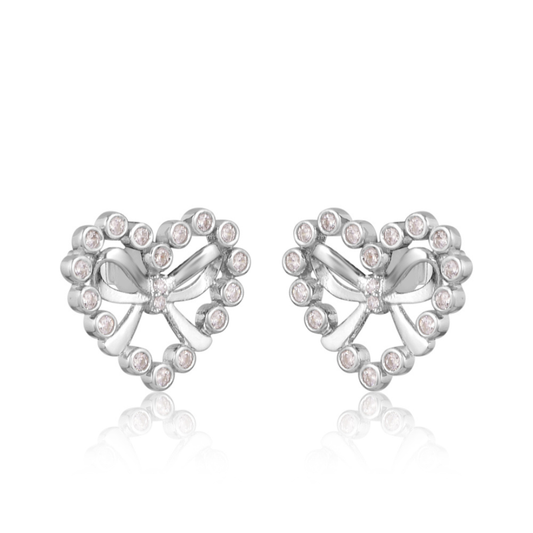 The Sweetheart Bow Earrings