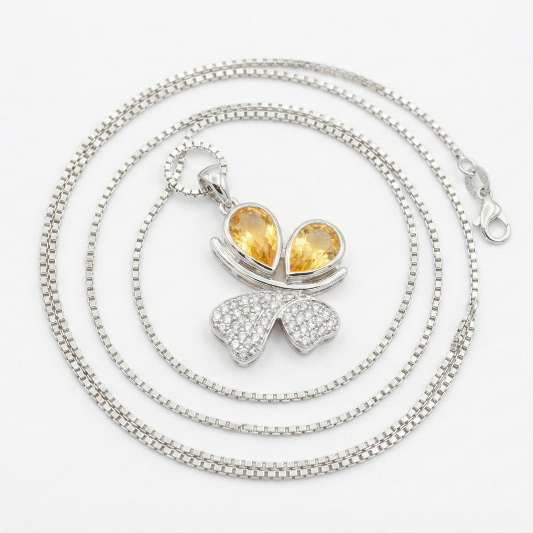 The Golden Monarch Butterfly Necklace