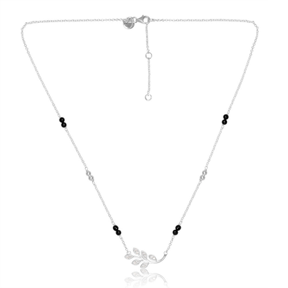 Silver Leaf Mangalsutra