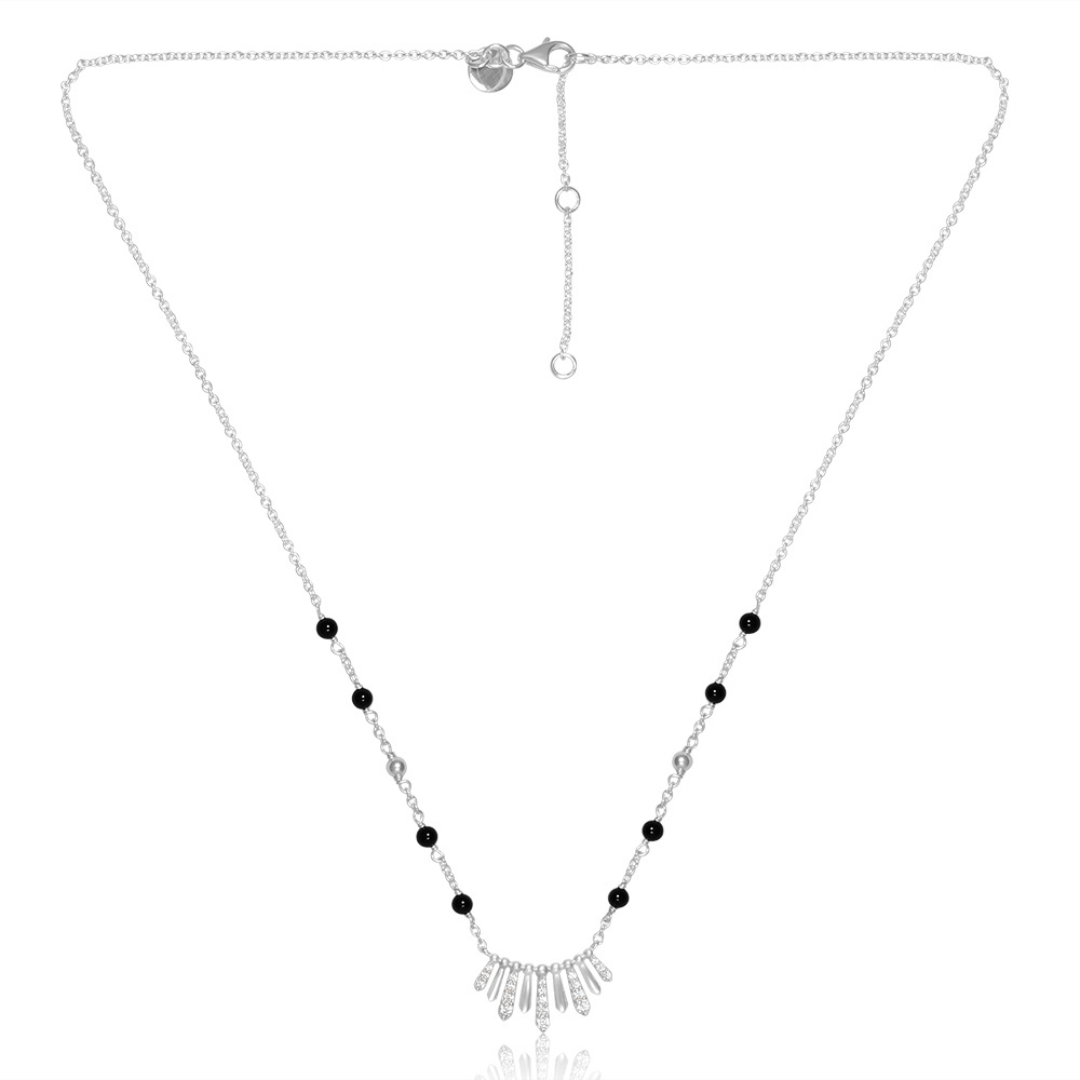 Crystal Fringe Mangalsutra