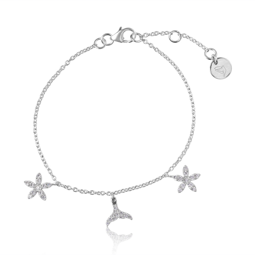 925 Silver Ocean Trio Bracelet