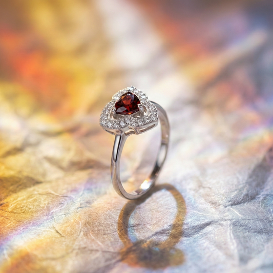 The Crimson Trillion Halo Ring