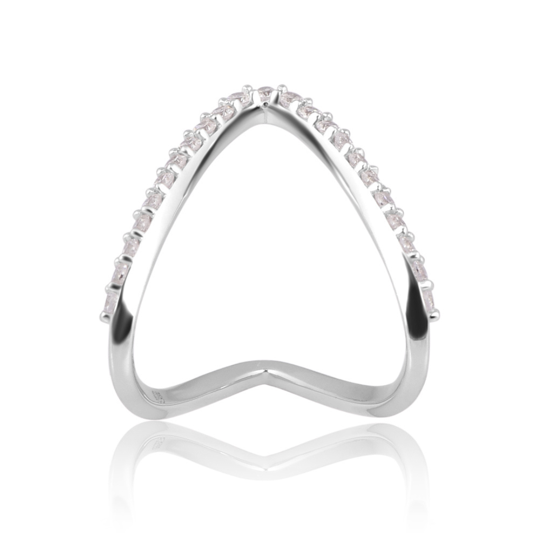 The Crystal Infinity Cross Ring