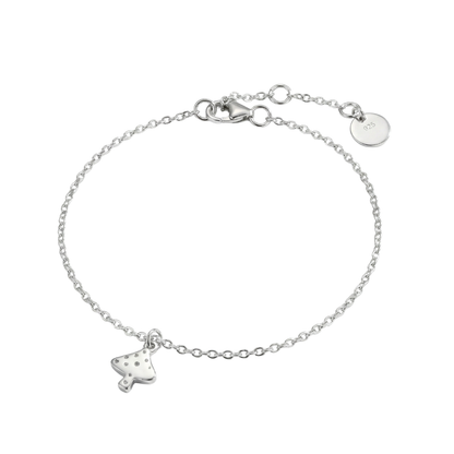 Whimsical Mushroom 925 Silver Bracelet