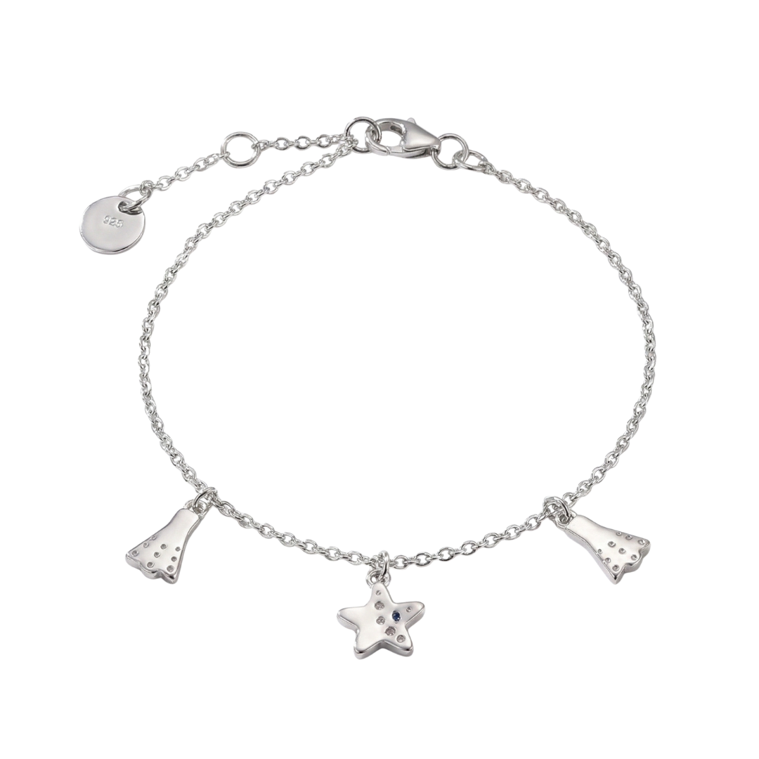 925 Silver Diving Star Bracelet