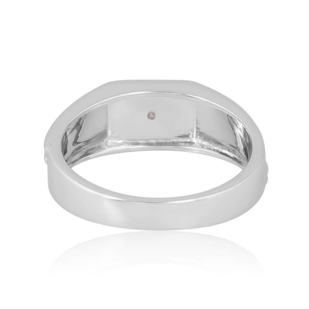 The Silver Horizon Solitaire Ring
