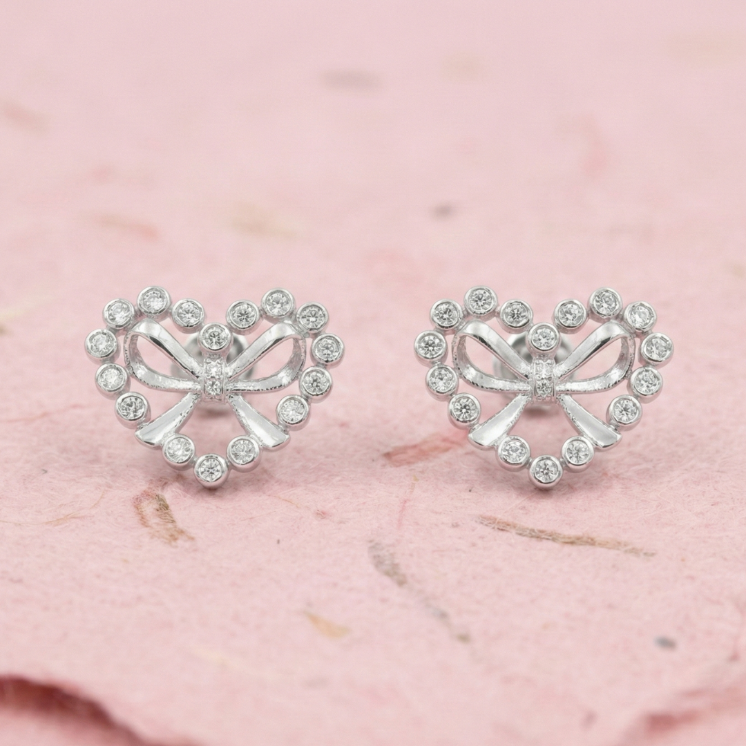 The Sweetheart Bow Earrings