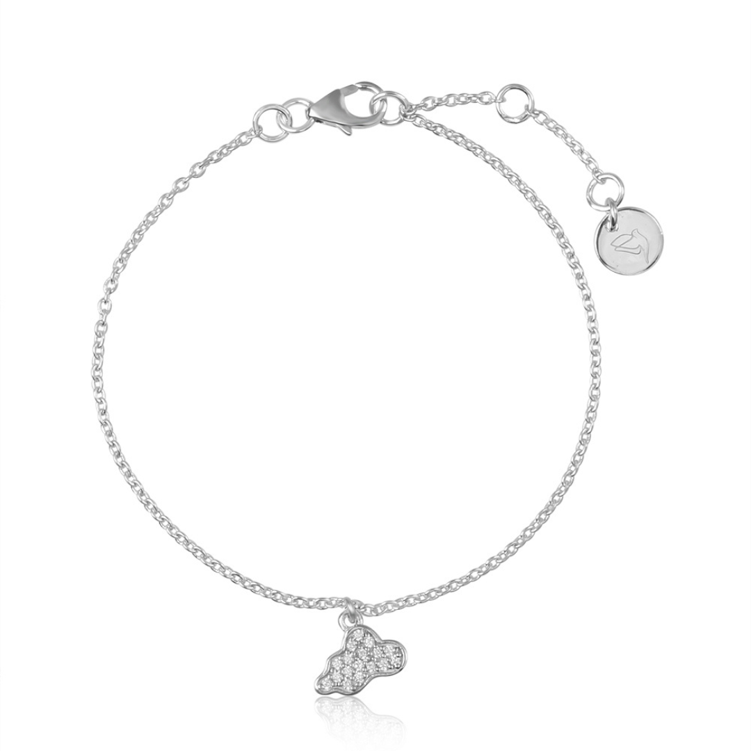 925 Silver Dreamy Cloud Charm Bracelet