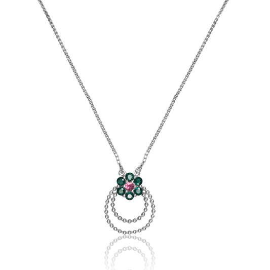 The Floral Orbit Necklace