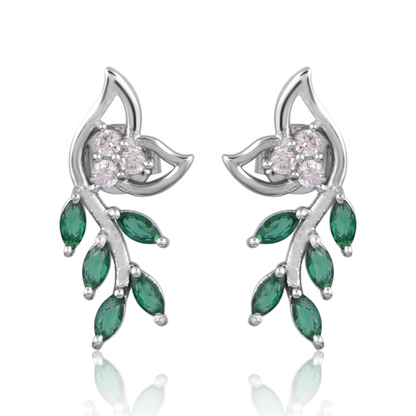 The Emerald Vine Drop Earrings