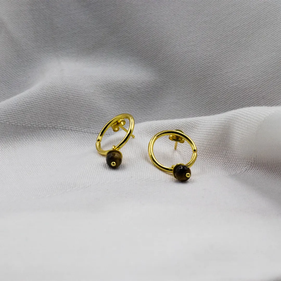 Golden Orbit Hoops